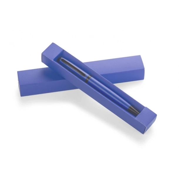 Długopis w etui RIO - Niebieski