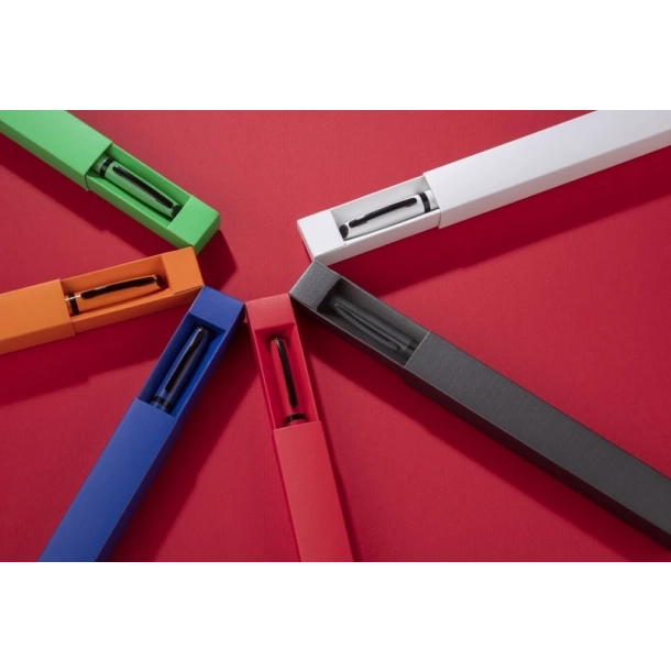 Długopis w etui RIO - Biały