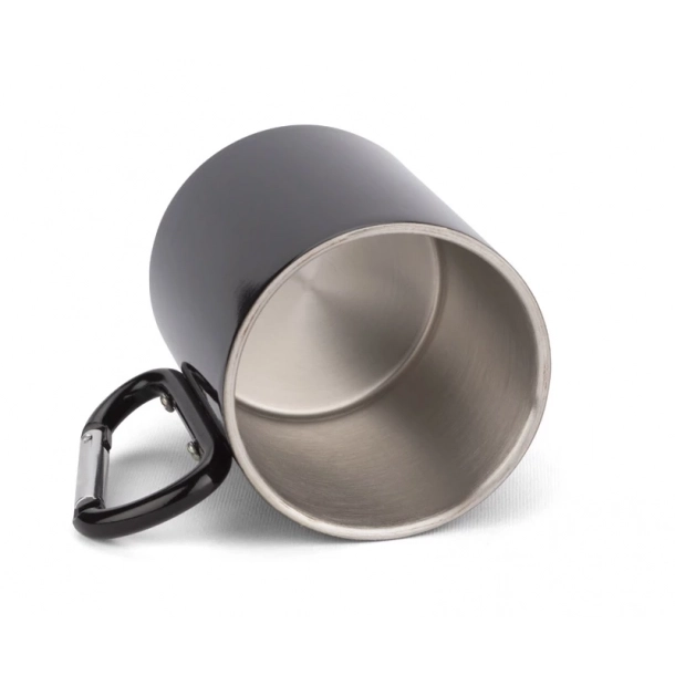 Kubek z karabińczykiem CAMP - Czarny