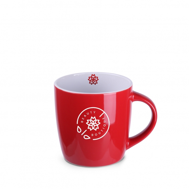 Kubek Handy czerwono/biały