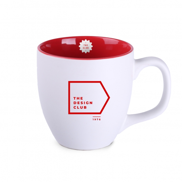 Kubek Americano Pure biało/czerwony