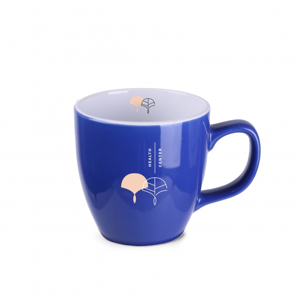 Kubek Americano Small Duo reflex blue/biały