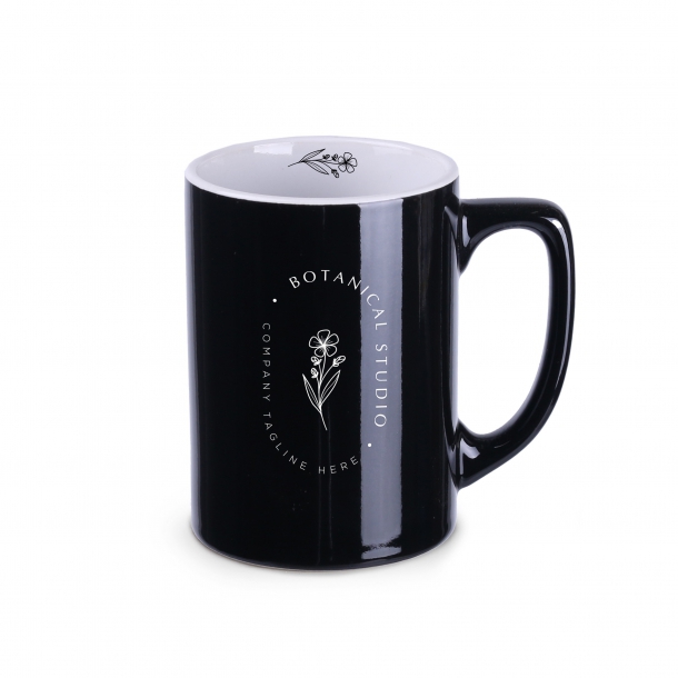 Kubek Anna czarno/biały