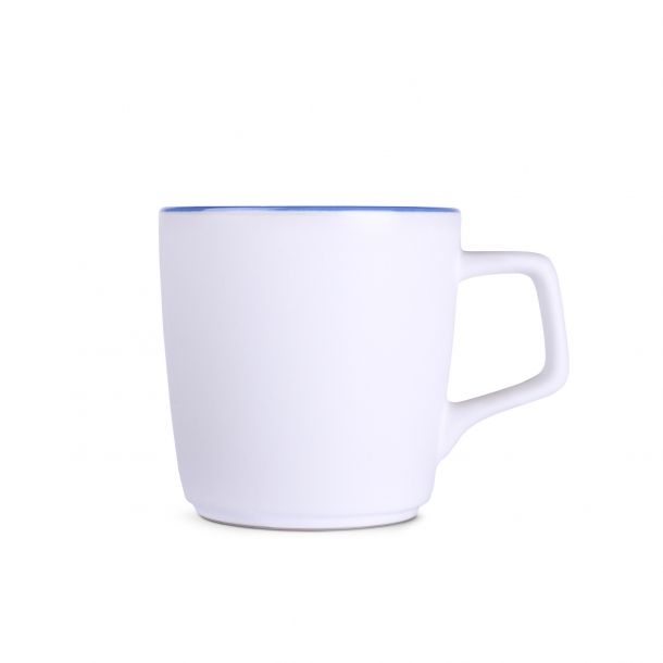 Kubek Barrel Pure biało/reflex blue