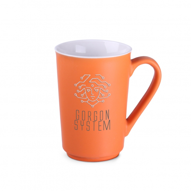 Kubek Cool pomarańczowo/biały