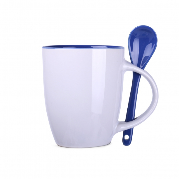 Kubek Easy II biało/reflex blue