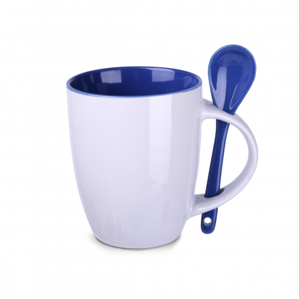 Kubek Easy II biało/reflex blue