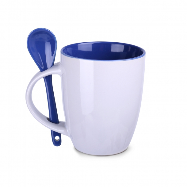 Kubek Easy II biało/reflex blue