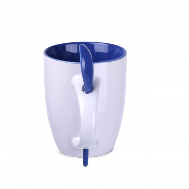 Kubek Easy II biało/reflex blue