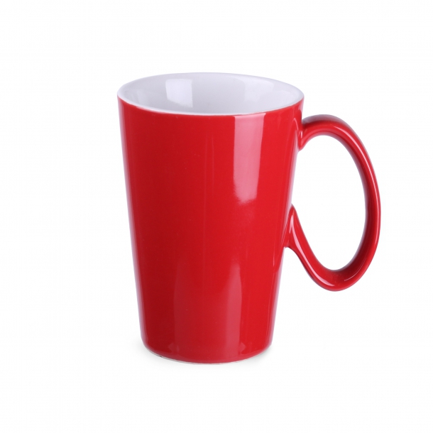 Kubek Elephant czerwono/biały