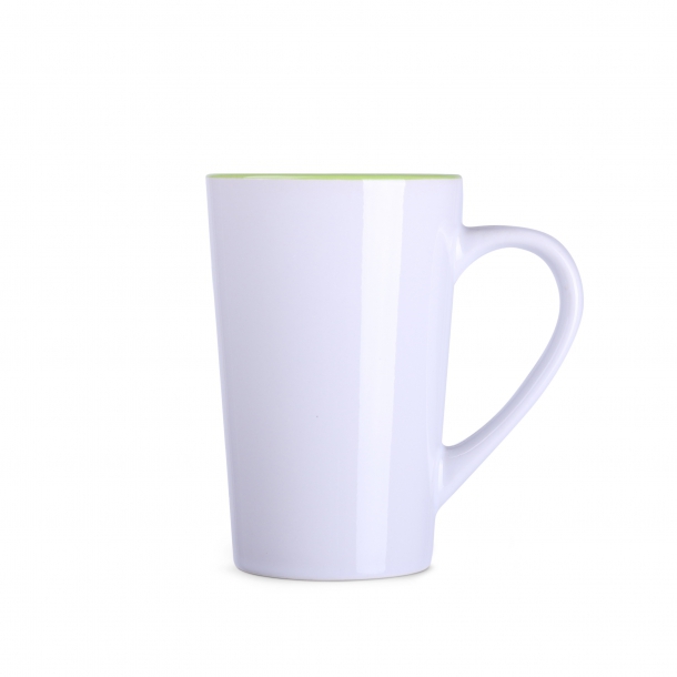 Kubek Fresh biało/jasno zielony