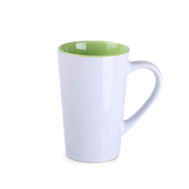 Kubek Fresh biało/jasno zielony