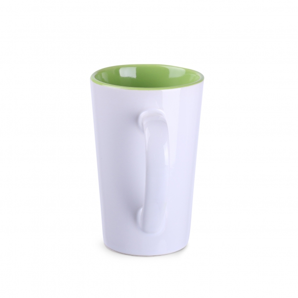 Kubek Fresh biało/jasno zielony