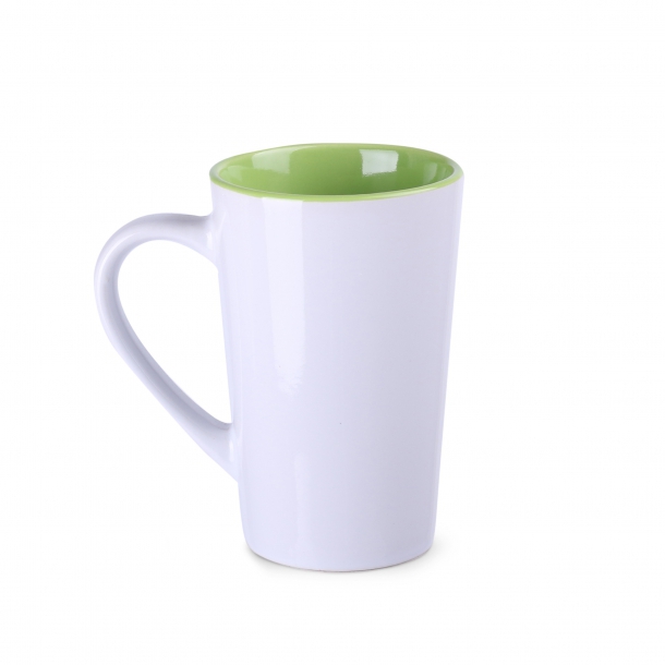 Kubek Fresh biało/jasno zielony