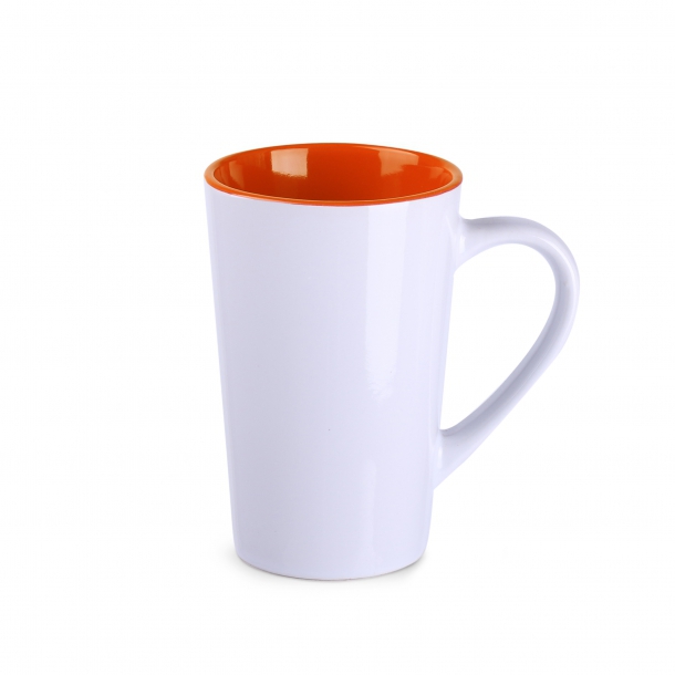 Kubek Fresh biało/pomarańczowy