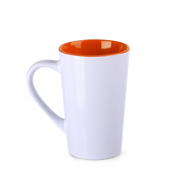 Kubek Fresh biało/pomarańczowy