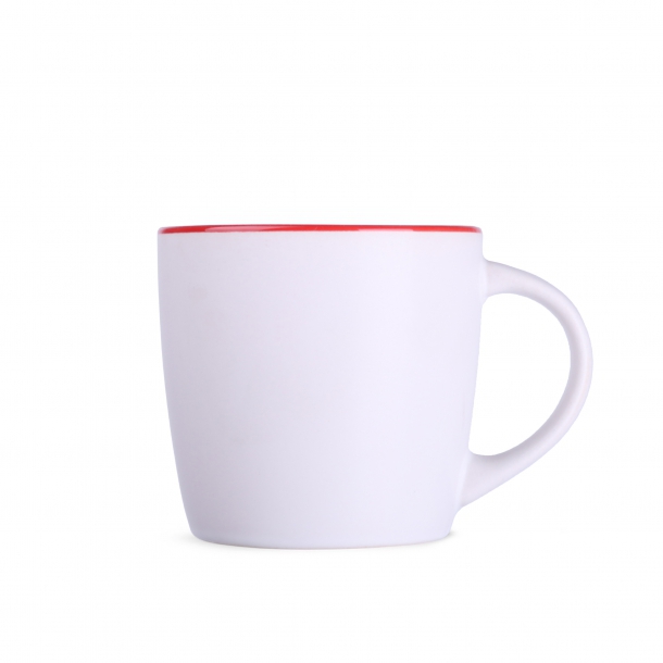 Kubek Handy Pure biało/czerwony