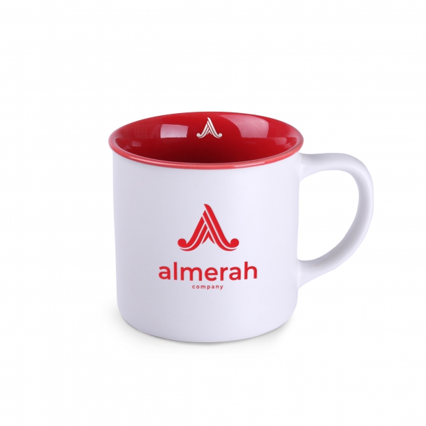 Loft pure biało/czerwony