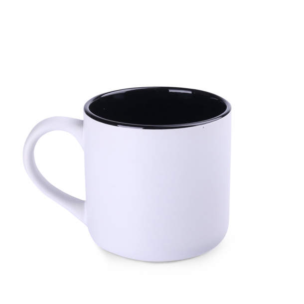 Kubek Diego Pure biało/czarny