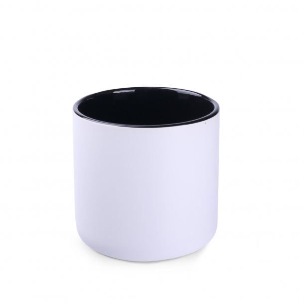 Kubek Diego Pure biało/czarny