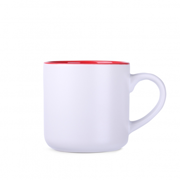 Kubek Diego Pure biało/czerwony