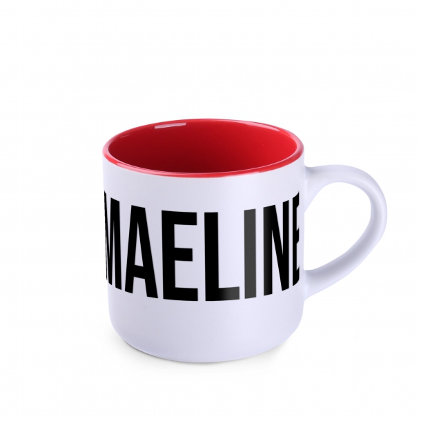 Kubek Diego Pure biało/czerwony