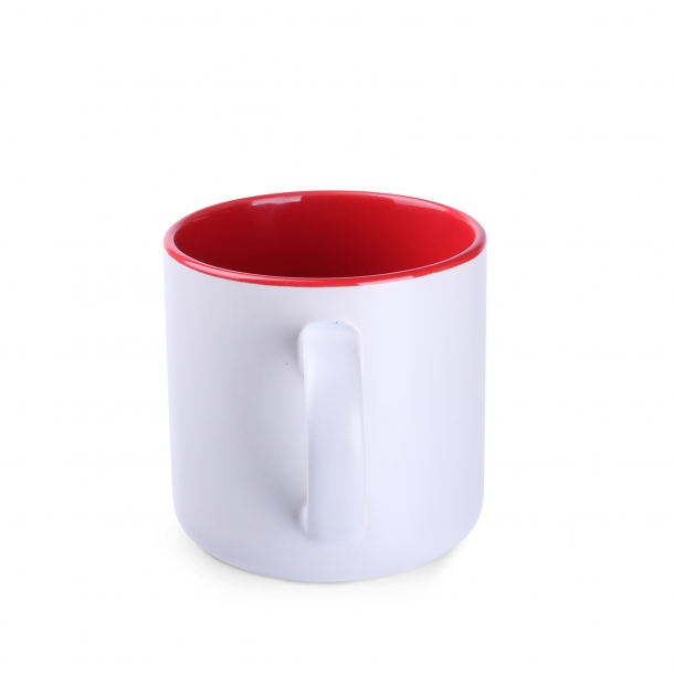 Kubek Diego Pure biało/czerwony