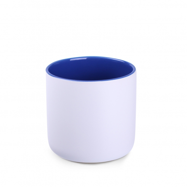 Kubek Diego Pure biało/reflex blue