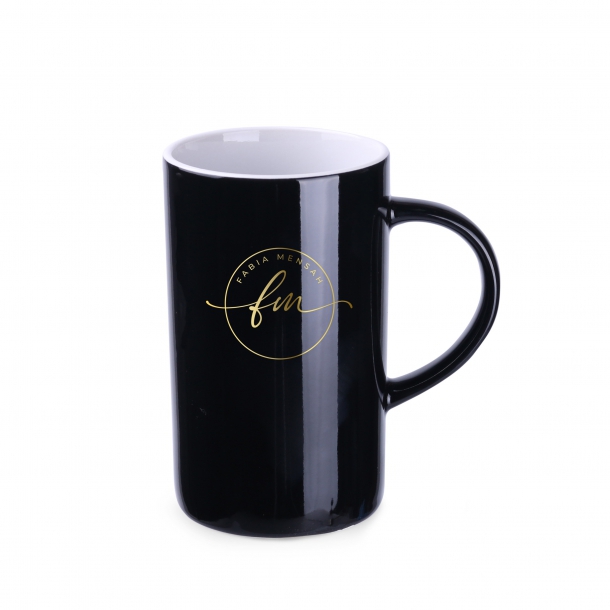 Kubek Viva czarny/biały