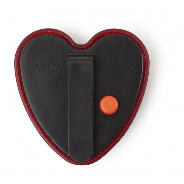 Klip 'serce' z migającym światełkiem