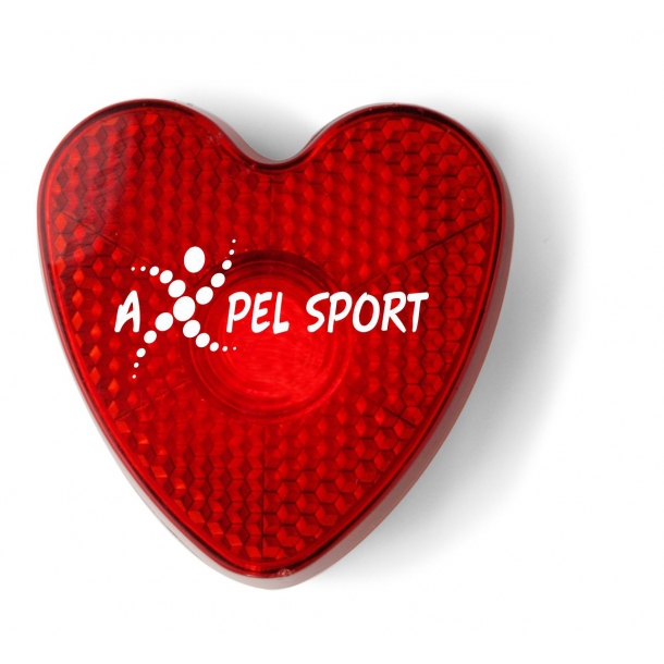 Klip 'serce' z migającym światełkiem