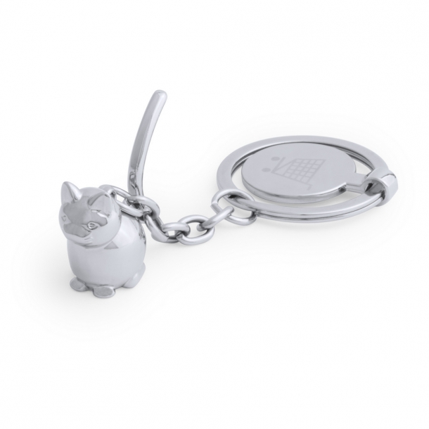 Brelok do kluczy 'zwierzątko', żeton do wózka na zakupy