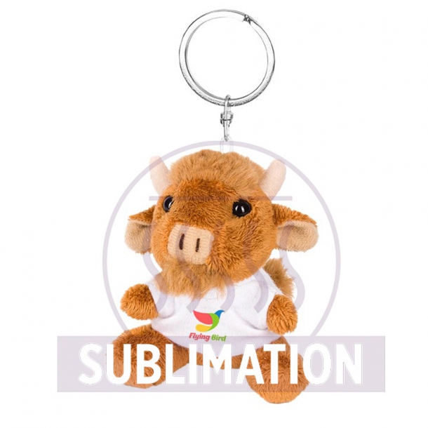 Pluszowy żubr, brelok | Vincent