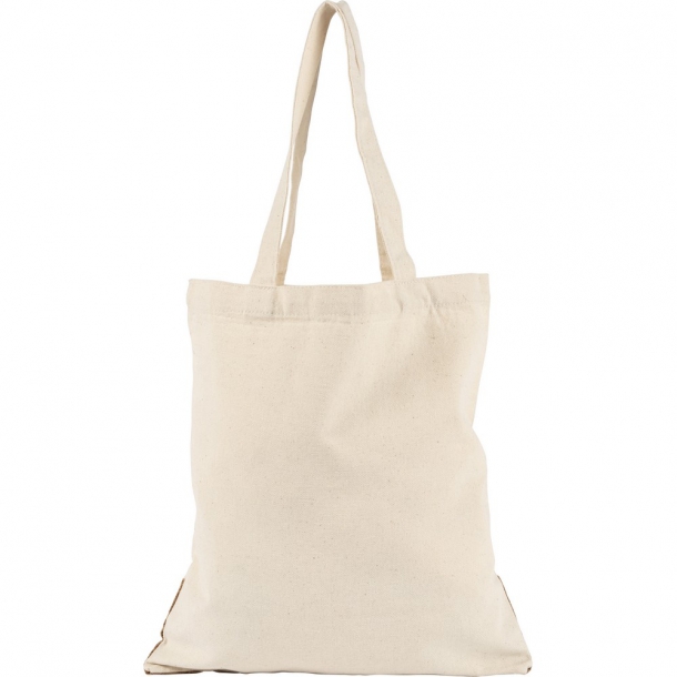 Torba bawełniana na zakupy z korkowym elementem