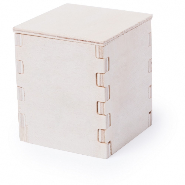 Mięta pieprzowa z doniczką, drewniana osłonka na doniczkę