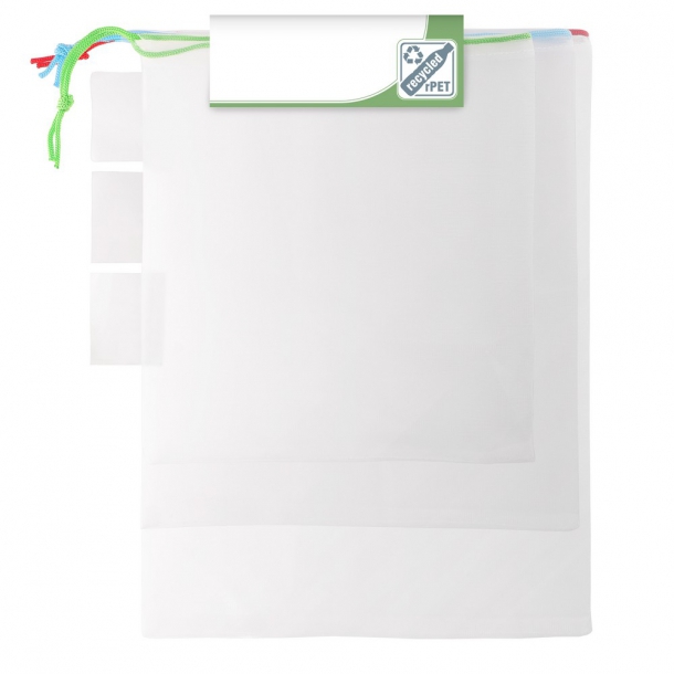 Zestaw woreczków na owoce i warzywa RPET, 3 szt. | Steven