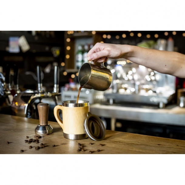 Bambusowy kubek termiczny 300 ml | Kol