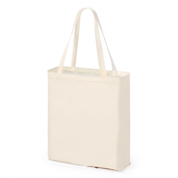 Torba bawełniana na zakupy, składana, elementy z juty