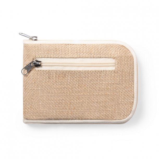 Torba bawełniana na zakupy, składana, elementy z juty