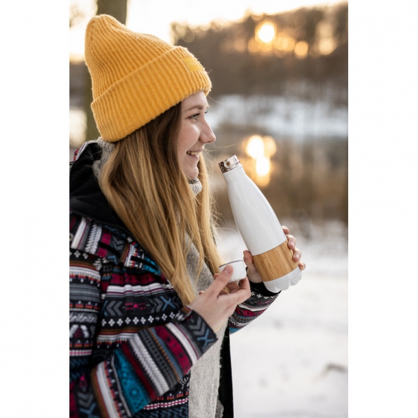 Butelka termiczna 500 ml z bambusowym elementem | Blake
