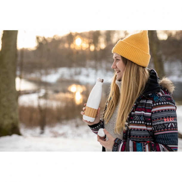 Butelka termiczna 500 ml z bambusowym elementem | Blake