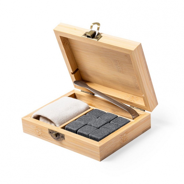 Zestaw chłodzących kostek do napojów, 9 szt., szczypce