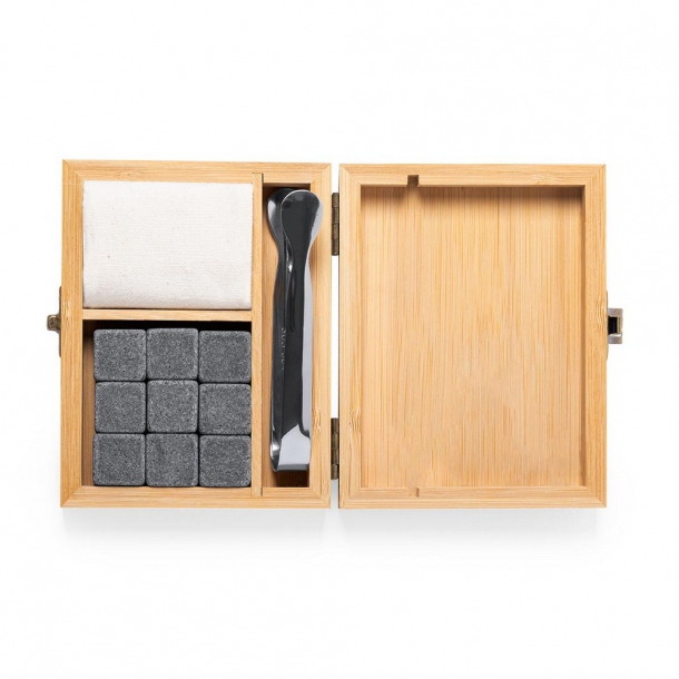 Zestaw chłodzących kostek do napojów, 9 szt., szczypce