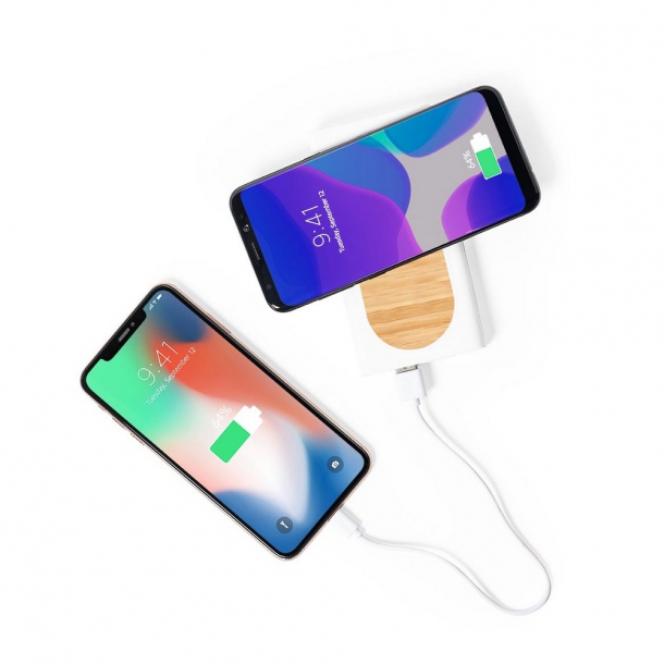 Bezprzewodowy power bank 8000 mAh, ładowarka bezprzewodowa 15W