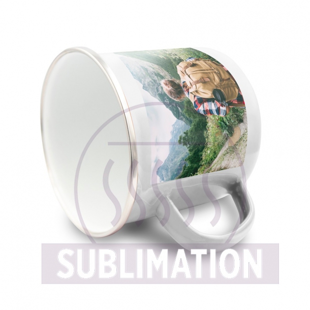 Emaliowany kubek 360 ml | Sandra