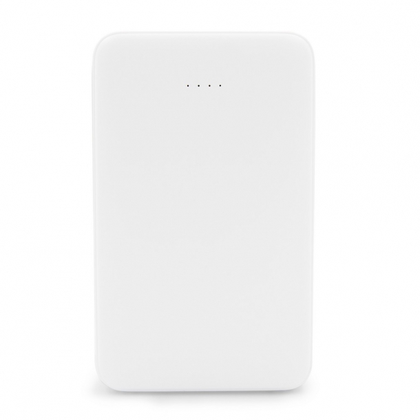 Power bank 5000 mAh ze zintegrowanymi kablami, adapter w komplecie | Presley