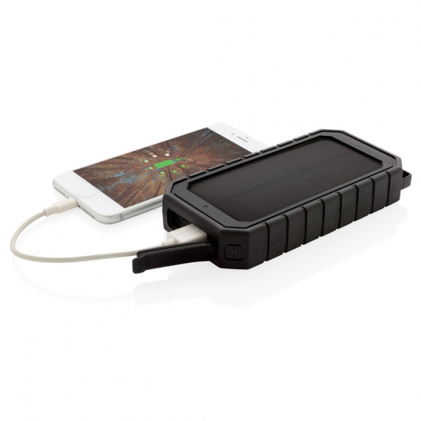 Power bank 10000 mAh, ładowarka słoneczna