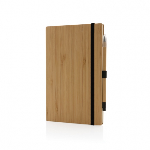 Bambusowy notatnik z ołówkiem Infinity