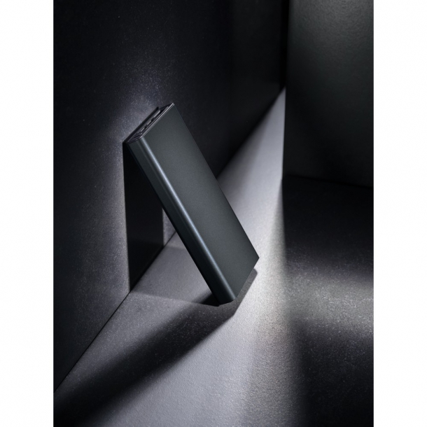 Szybki power bank 10000 mAh Terra, aluminium z recyklingu