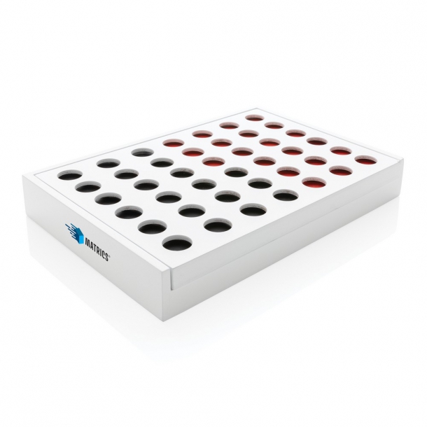 Drewniana gra zręcznościowa 'połącz cztery'